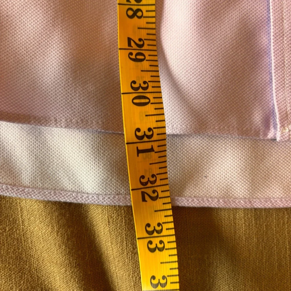 Polo Ralph Lauren Dress Shirt 16.5 32/33 Easy Care Cotton Lavender Preppy Mens